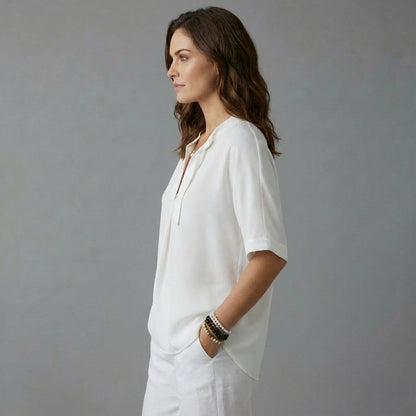 Beatrix | Soft and Elegant V-Neck Shirt